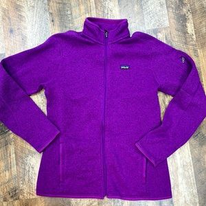 Women’s Patagonia purple light weight fleece size large